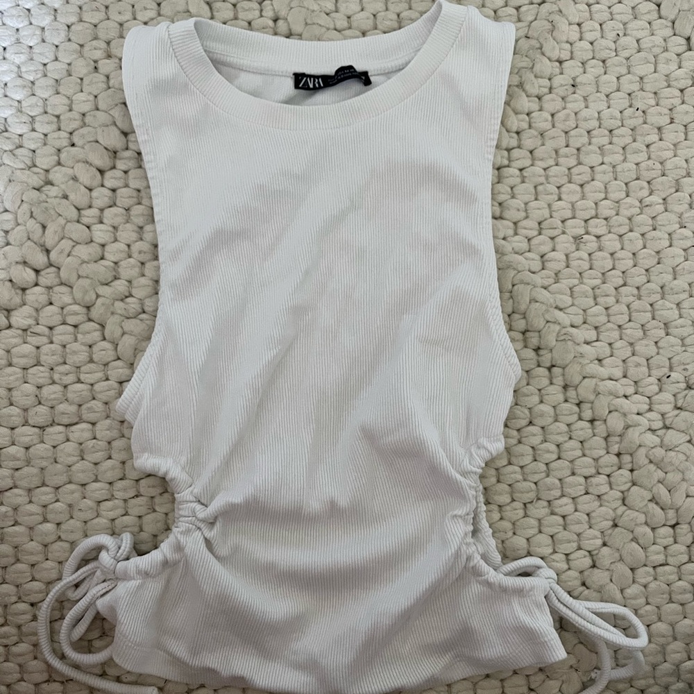 White tank top